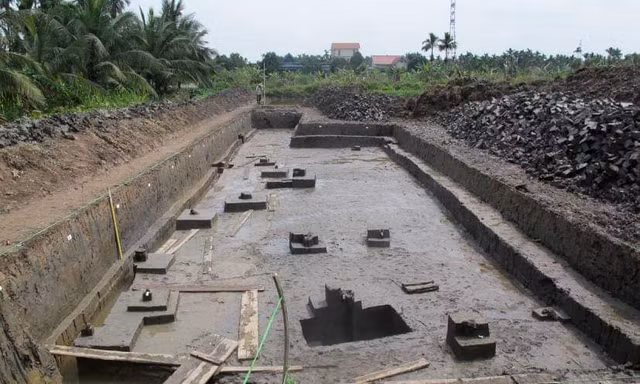 Thêm 37 cọc gỗ phát lộ được nhận định liên quan đến trận Bạch Đằng