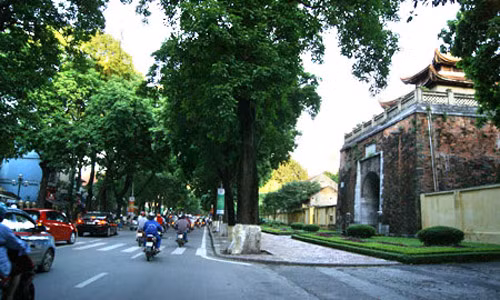 Khu phố cũ Hà Nội nằm trên địa bàn 4 quận Ba Đình, Hoàn Kiếm, Tây Hồ, Hai Bà Trưng có diện tích gần 508ha. Ảnh minh họa 