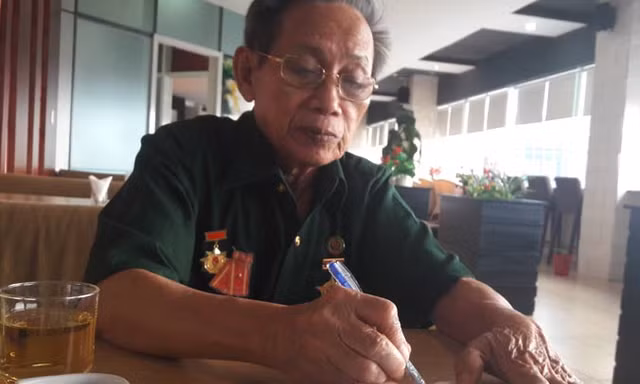 Nhà thơ Yến Thanh, tác giả bài thơ “Cúc ơi” Ảnh: Q.L.