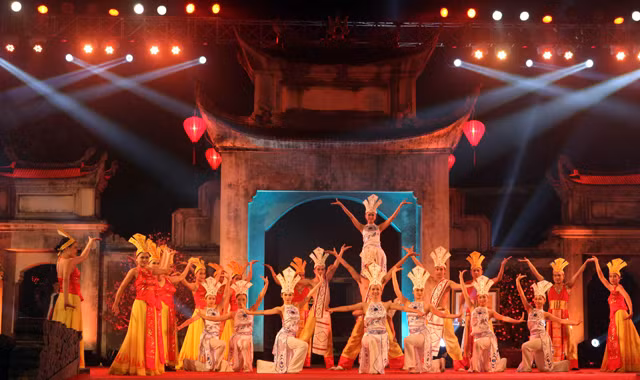 Chuyên gia cho rằng kể câu chuyện Cổ Loa không thể dùng cách trình diễn thông thường. Ảnh: H.Nguyên.
