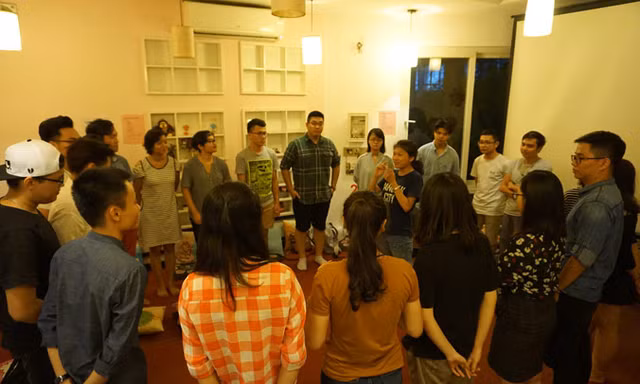 Các sự kiện của Tổ Ong luôn thu hút đông giới trẻ tham dự. Ảnh: Nhã Khanh.