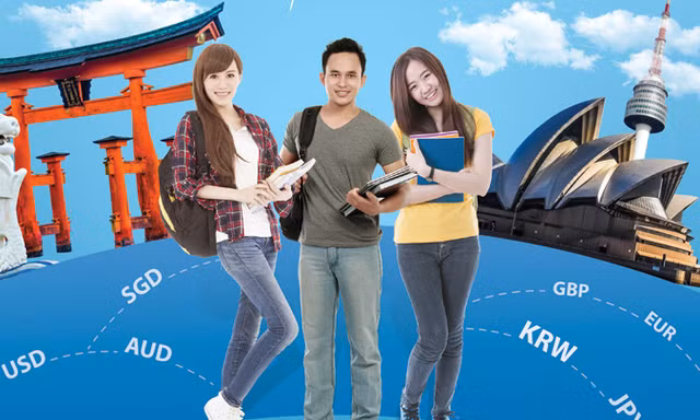 Mua ngoại tệ du học, nhận nhiều quà thêm vui