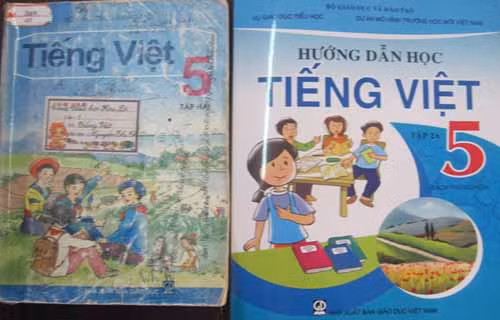 Hai cuốn sách đều do NXB Giáo dục ấn hành