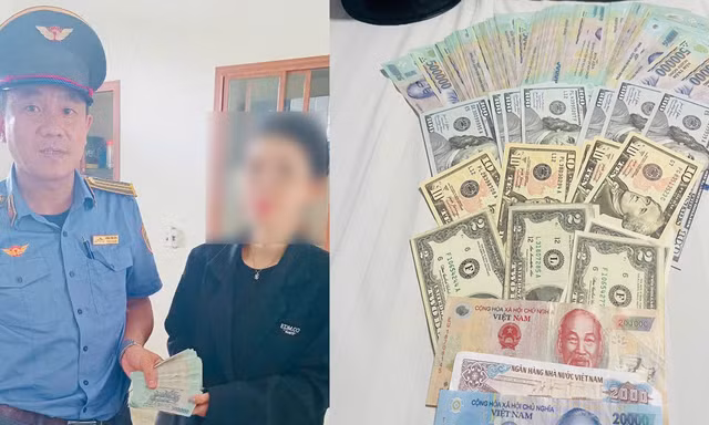Khách nữ quên túi xách đựng nhiều tiền trên tàu hỏa