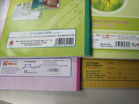 Sách giáo khoa sẽ in bằng giấy ít trắng
