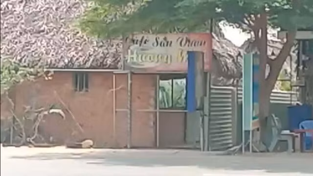 Quán cà phê xảy ra vụ án.