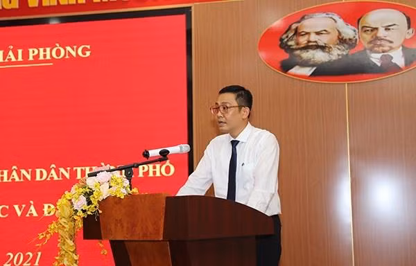 Ông Bùi Văn Kiệm, tân Giám đốc Sở GD-ĐT Hải Phòng. Ảnh: haiphong.gov.vn