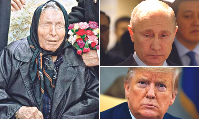 Những dự báo của bà Vanga về Tổng thống Nga Vladimir Putin và Tổng thống Mỹ Donald Trump trong năm 2020 không thành hiện thực Ảnh: Irish Sun