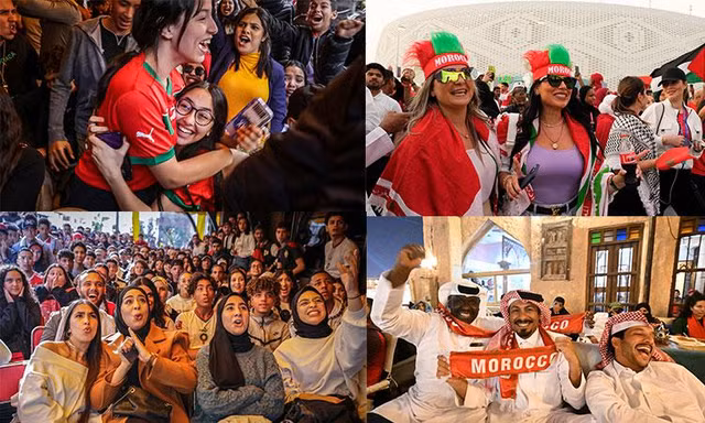 Thế giới Ả Rập và châu Phi phát cuồng vì chiến thắng lịch sử của Morocco 