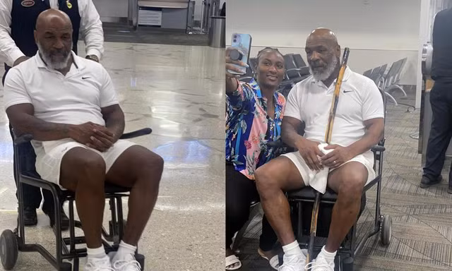 Huyền thoại Mike Tyson phải ngồi xe lăn sau tuyên bố 'sắp chết' 