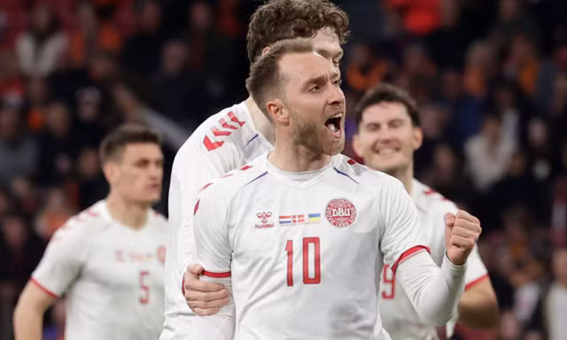 Bàn thắng kỳ diệu của Eriksen trong ngày trở lại tuyển Đan Mạch