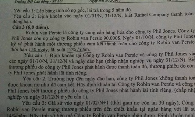 Sao bóng đá MU 'đi buôn' trên đề thi 'lạ'