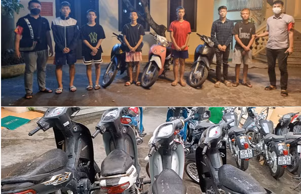 Băng nhóm tuổi teen vác dao kiếm, chai thủy tinh đi khắp phố gây sự