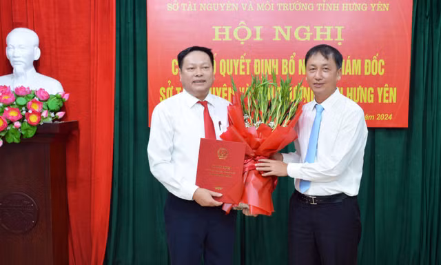 Bổ nhiệm Giám đốc Sở TN&MT Hưng Yên