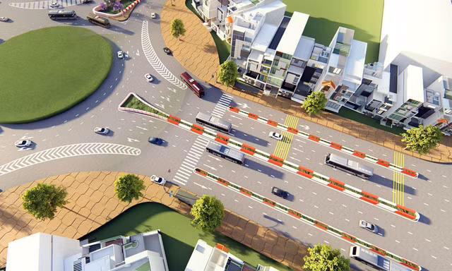 Phối cảnh một phần dự án.