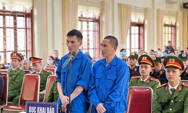 Hai kẻ nổ súng bắn người, cướp tiệm vàng ở Hải Dương lĩnh 46 năm tù