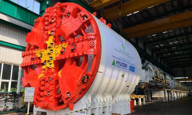 Robot đào hầm Metro Nhổn - ga Hà Nội cập cảng Hải Phòng