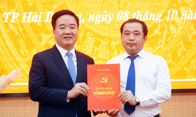Ông Nguyễn Văn Kiên giữ chức Chủ tịch thành phố Hải Dương