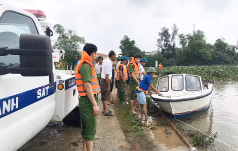 Vị trí và hướng đi của bão Tembin. Ảnh: NCHMF