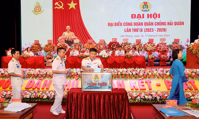 Đại hội Công đoàn Quân chủng Hải quân lần thứ IX 