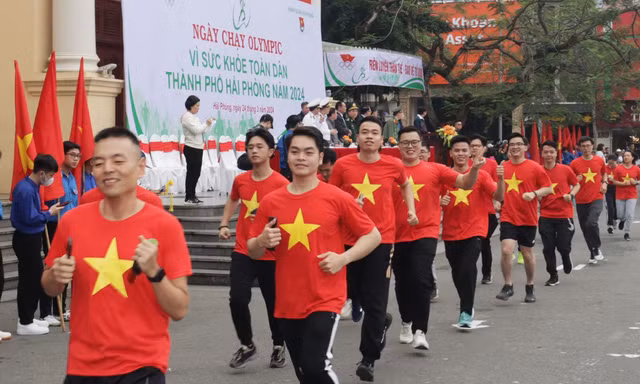 Hải Phòng: 1.500 người chạy vì sức khỏe toàn dân