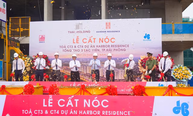 Cất nóc 2 toà chung cư NƠXH ở vị trí đắc địa Hải Phòng