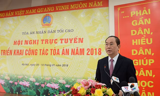 Chủ tịch nước Trần Đại Quang.