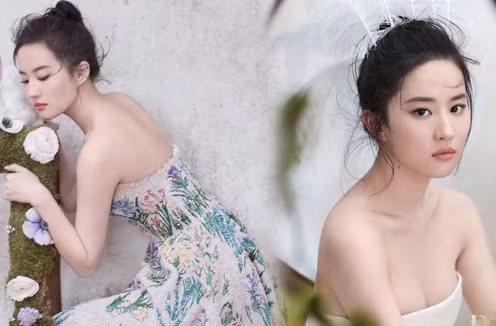 Diện đầm cúp ngực, Lưu Diệc Phi quá đỗi gợi cảm