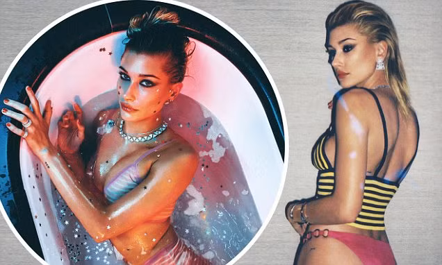 ‘Chân dài’ 9x Hailey Baldwin khoe dáng quá đỗi gợi tình
