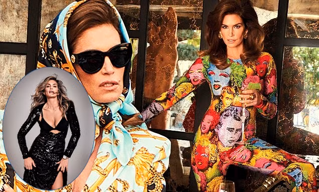Siêu mẫu huyền thoại Cindy Crawford U60 vẫn quyến rũ sang chảnh
