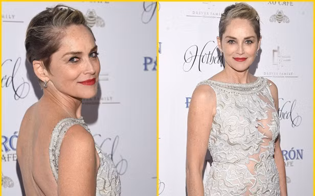 Sharon Stone gần 60 tuổi vẫn cực gợi cảm
