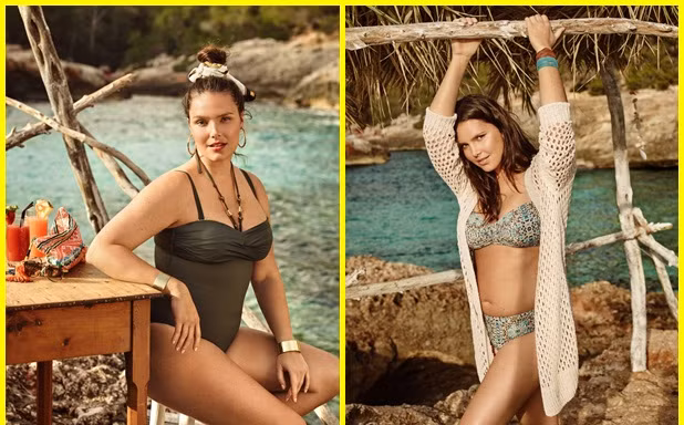 Diện áo tắm ngoại cỡ đẹp như Candice Huffine 