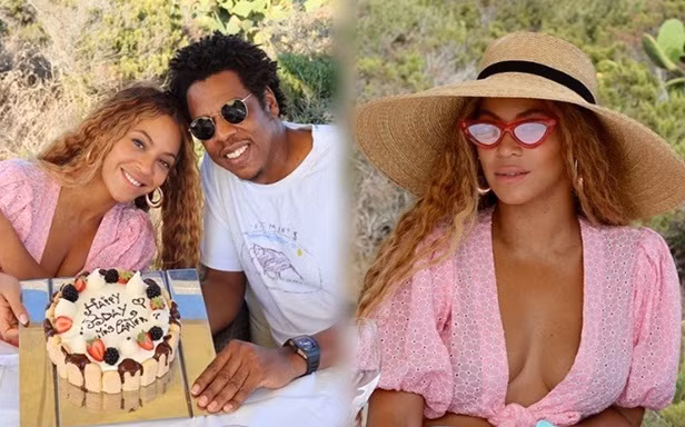 Beyonce siêu gợi cảm sánh đôi chồng trong sinh nhật ở Ý