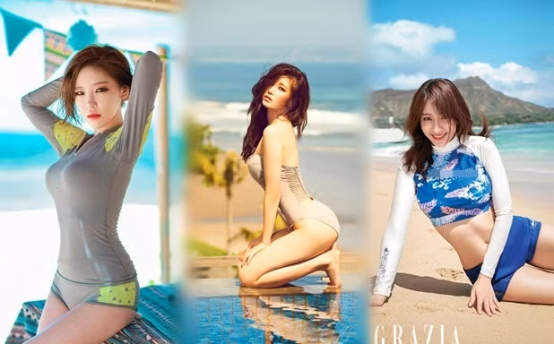 Dàn mỹ nhân xứ Hàn sắc vóc gợi cảm giữa hè rực nắng
