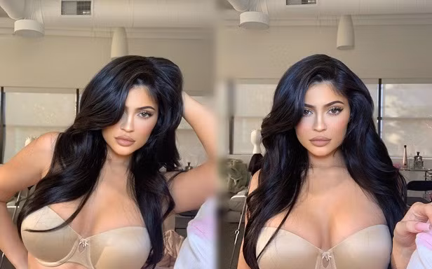 Kylie Jenner diện nội y tôn ngực tròn đầy