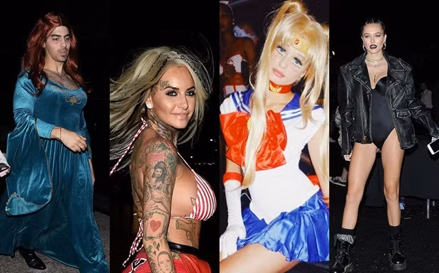 'Bỏng mắt' và 'cười ngất' với váy áo Halloween độc lạ của dàn sao
