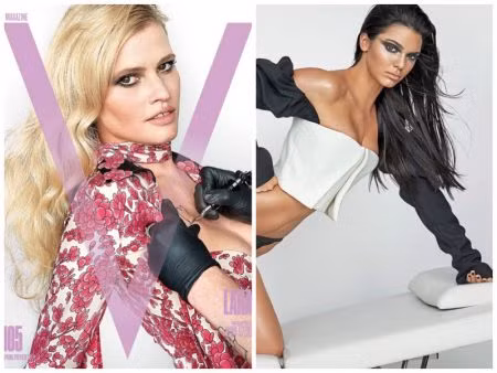 Kendall Jenner và dàn mẫu táo bạo khoe dáng 