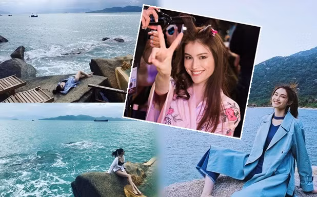 Mỹ nhân nội y gốc Hoa xinh đẹp, thả dáng gợi cảm ở Nha Trang