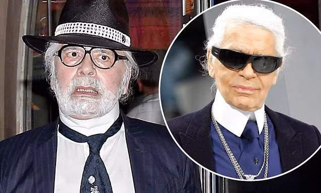 ‘Ông hoàng tóc bạc’ Karl Lagerfeld gây sốc với diện mạo không nhận ra