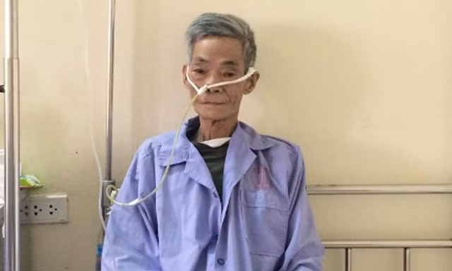 Ông Quynh khi còn sống đã quyết định lúc chết hiến giác mạc cứu người. Ảnh: Bệnh viện cung cấp. 