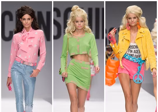 Moschino xuân hè 2015: Những cô búp bê Barbie rực rỡ