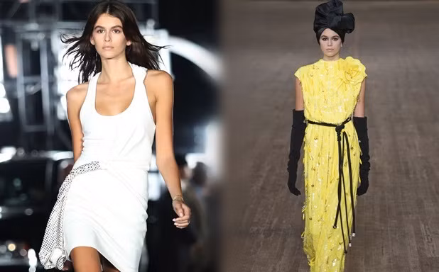 Con gái Cindy Crawford đẹp xuất thần trong lần đầu catwalk