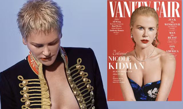 Ngỡ ngàng ngắm Nicole Kidman tóc tém, không nội y quá nóng bỏng