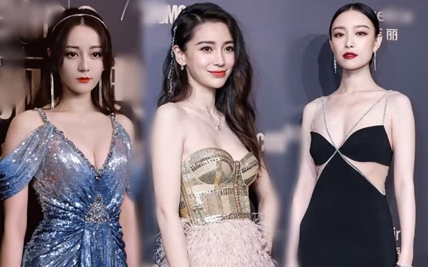 Mỹ nữ Tân Cương, Angelababy và dàn sao Hoa ngữ khoe ngực nóng bỏng