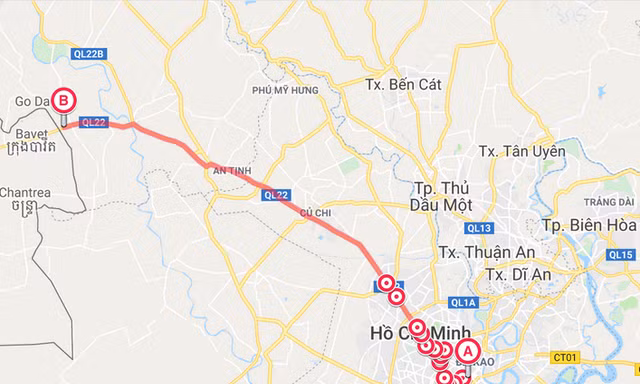 TPHCM tạm dừng hoạt động tuyến xe buýt Bến Thành - Mộc Bài từ ngày 15/8 