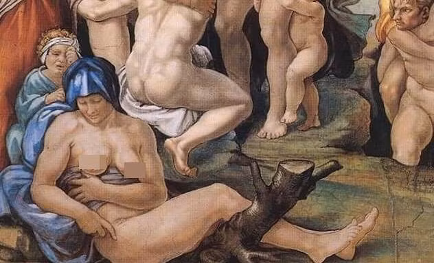 Bí mật trong bức tranh khỏa thân của Michelangelo