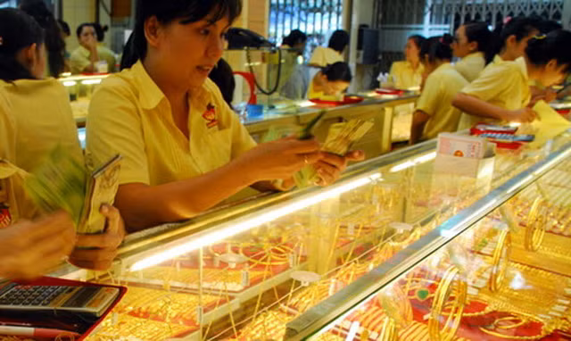 Giá vàng SJC có phiên ít biến động