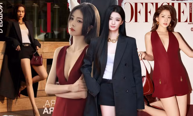 Chi Pu, Hồ Ngọc Hà "đụng hàng" các thiết kế Gucci với Bạch Lộc, Vương Sở Nhiên