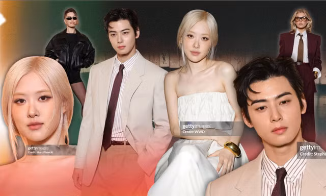 Show Saint Laurent: Rosé BLACKPINK "bánh bèo", Cha Eun Woo đẹp không tì vết