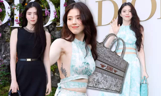 Han So Hee tiết chế trang phục sau khi lộ hình xăm gây tranh cãi tại show Dior